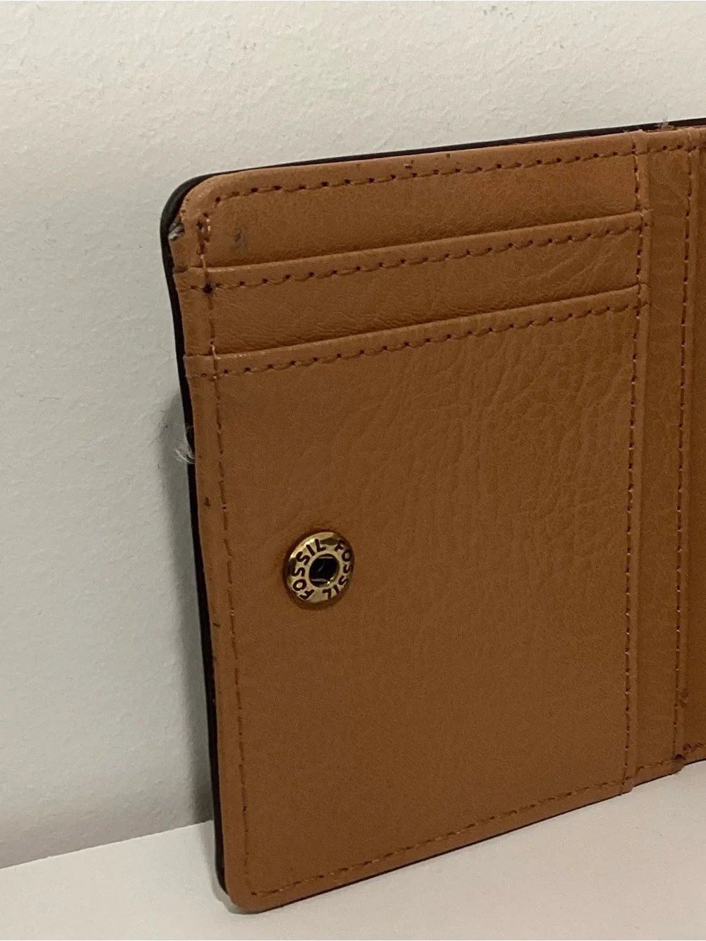 Fossil Logan Bifold Wallet Black/White Stripe